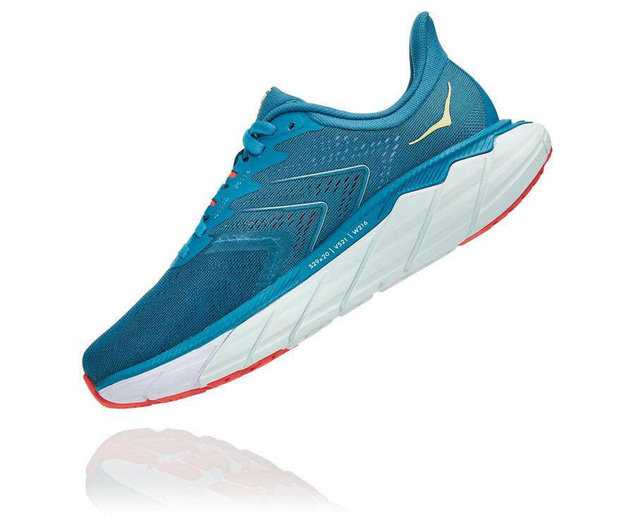 Tenis Hoka One One Mujer Azules/Blancos - Arahi 5 - FJUK56341